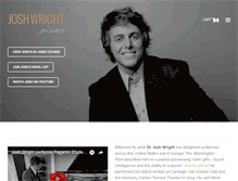 Tablet Screenshot of joshwrightpiano.com